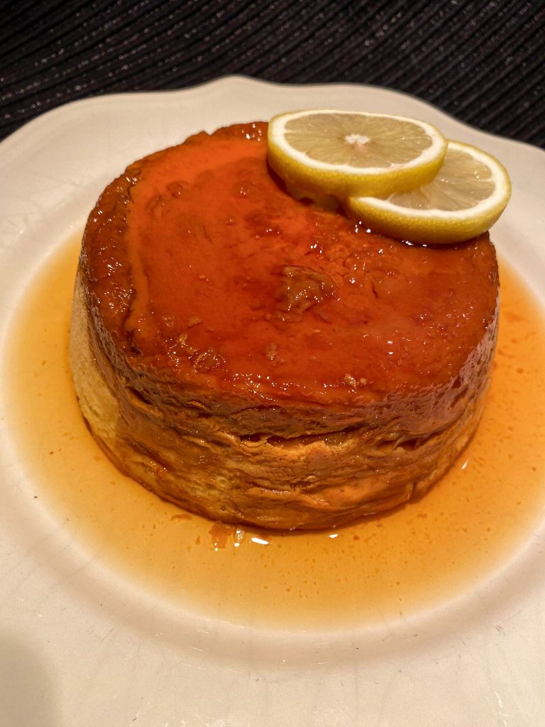 Flan de Limón